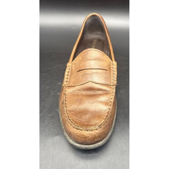 Cole Haan Mens Brown Leather Penny Loafer Slip On Shoe C24506 India Sz 10M - Picture 10 of 13